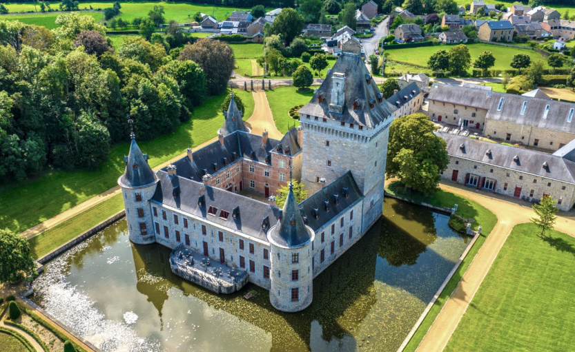 Castle Vierves-sur-Viroin, Belgium